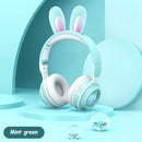 Rabbit Ear Headphones Wireless Luminous Extendable